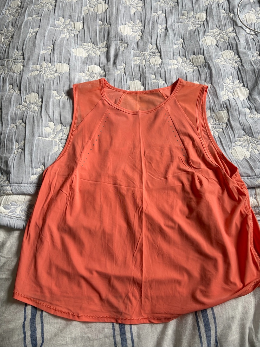 Orange lululemon tank